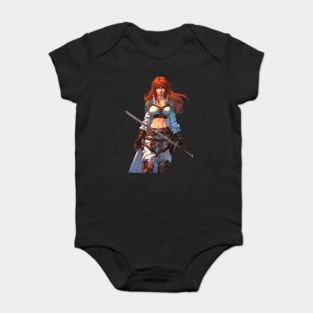 Anime Red Sonja Warrior Queen Baby Bodysuit